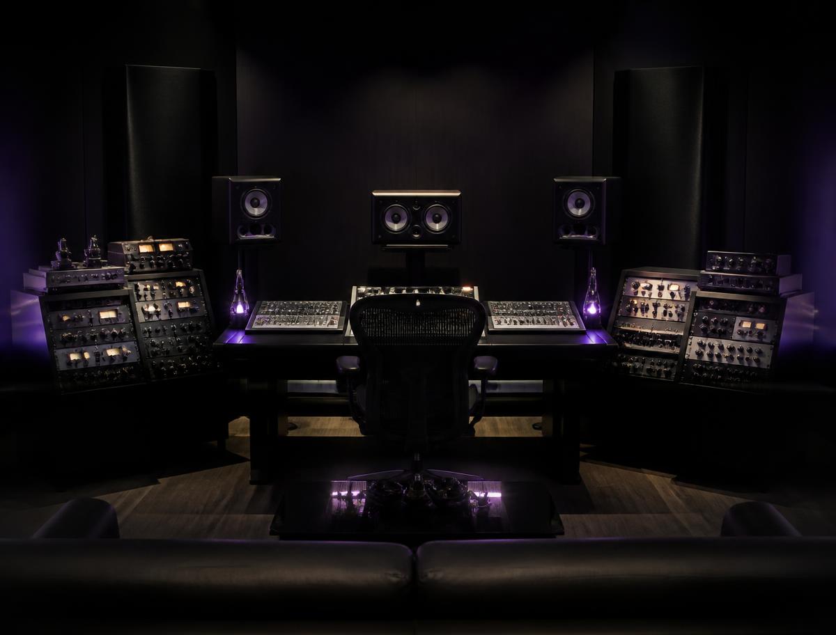 The desk — mixing & mastering